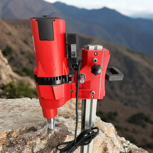 ELEKTRİKLİ EL SONDAJ MAKİNESİ AÇILI SEHPALI 5 MT SET KAROT AVM